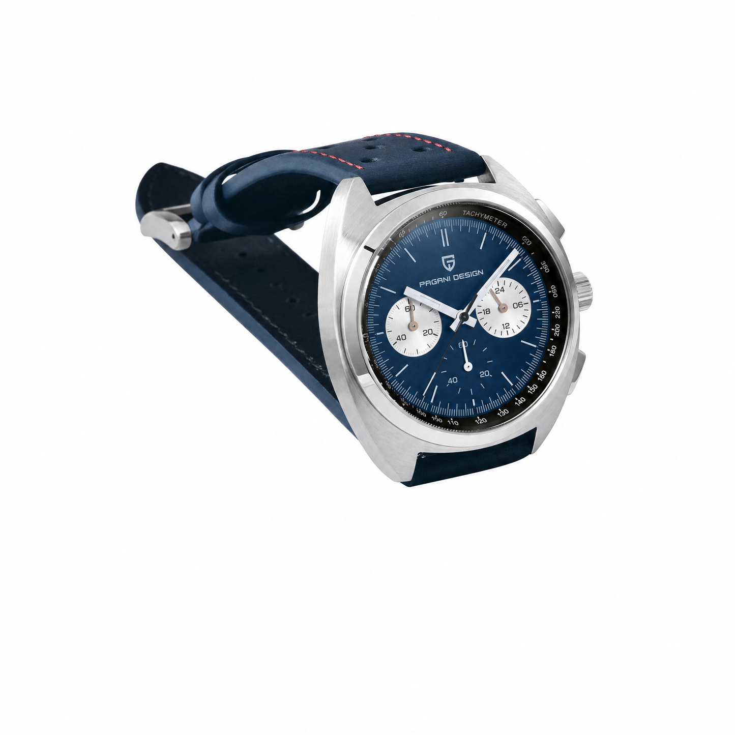 Pagani Design 1782 chronograph, white panda dial