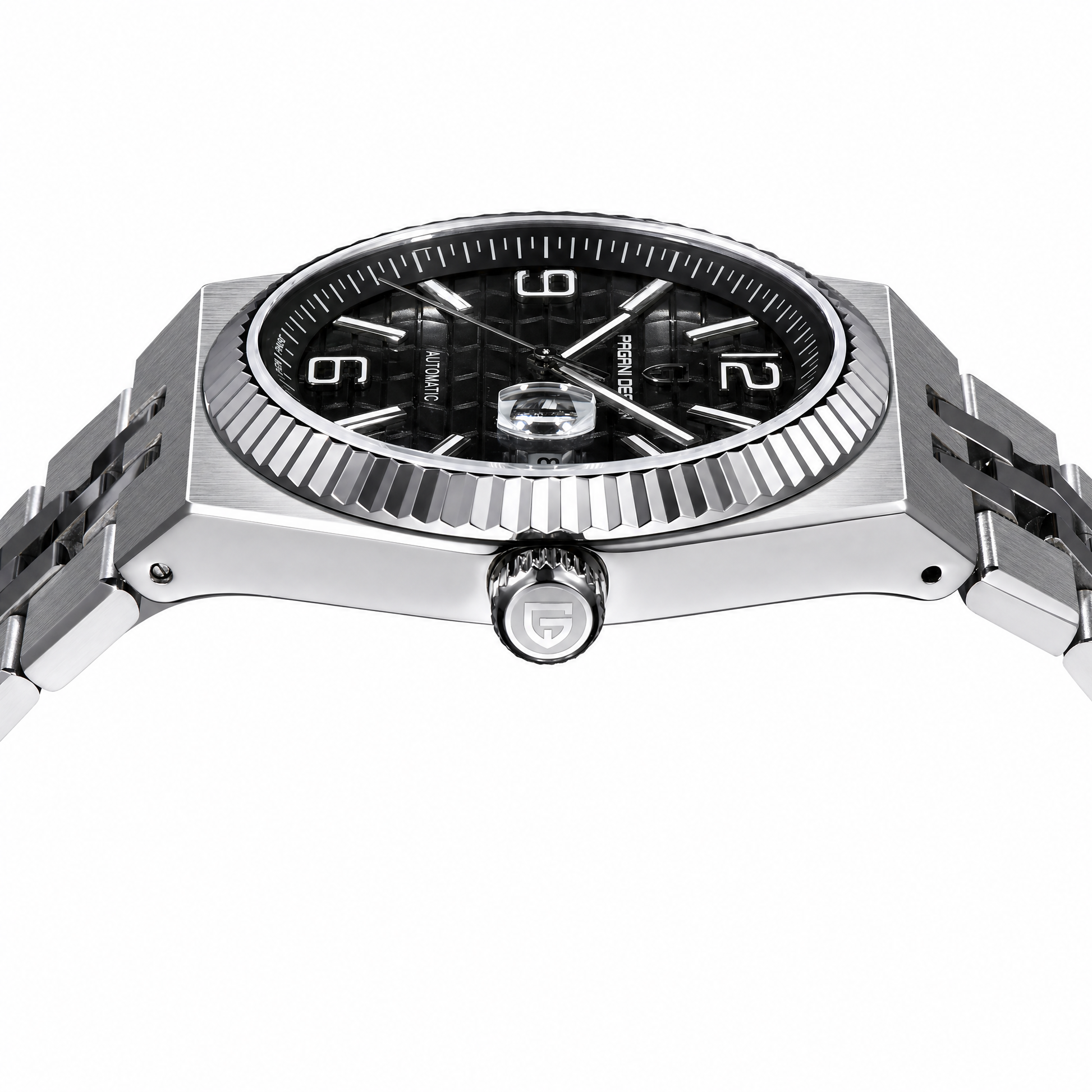 Pagani Design YS027 automatic watch, white dial