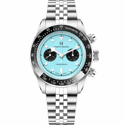 Pagani Design 1813 Flamingo quartz chronograph, 39.5 mm stainless steel watch